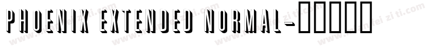 Phoenix Extended Normal字体转换